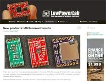 Tablet Screenshot of lowpowerlab.com